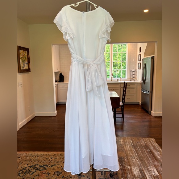 Happy Rose Tea Length Formal Dress - Picture 4 of 5